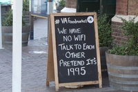 Schild: no Wifi